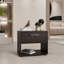 Table de chevet, 1 tiroir, 1 tablette, 4 pieds