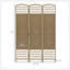 Paravent 3 panneaux, paravent, 5,6 pi, naturel-114730133-114730135