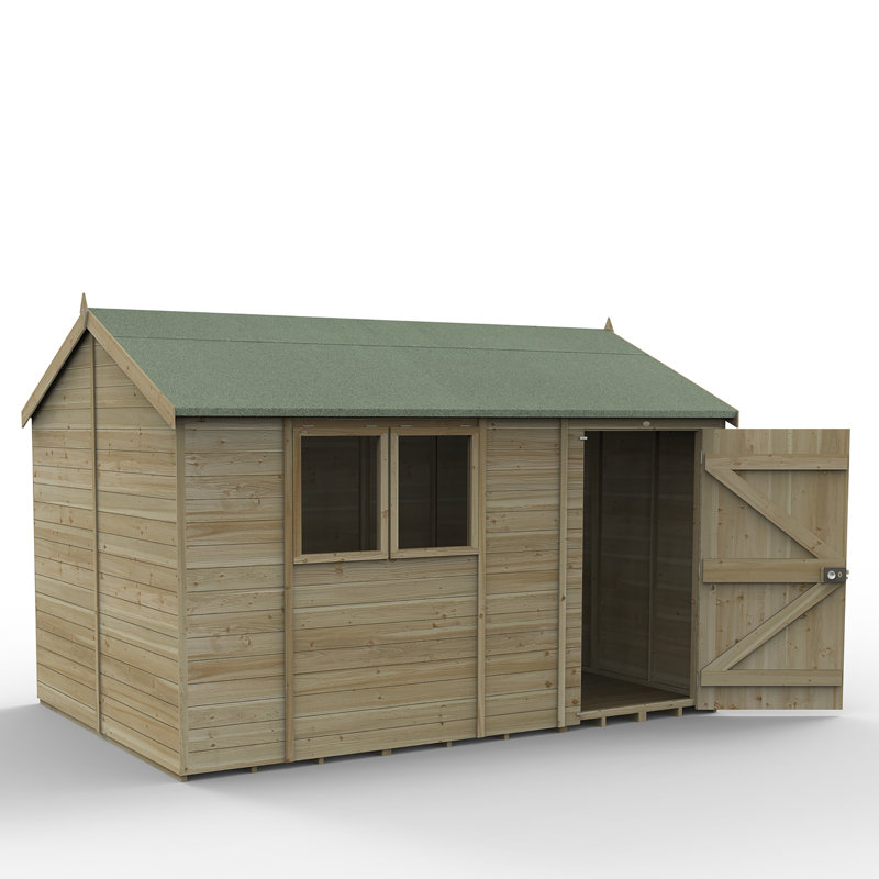 Timberdale 12 x 8 Reverse Apex Shed, No