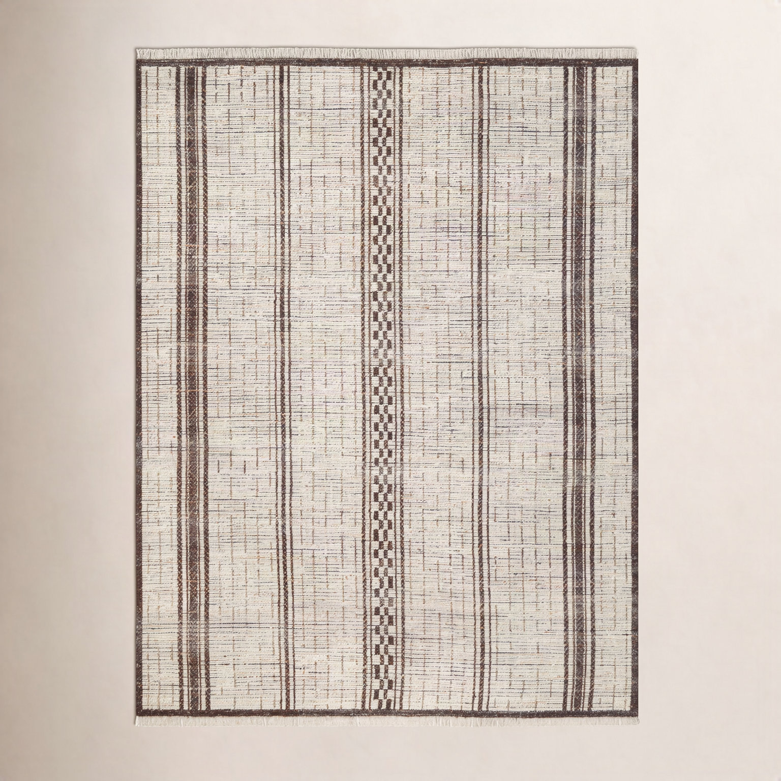 Todd Hand-Knotted Abstract Wool Rug, Rectangle 2' x 3'