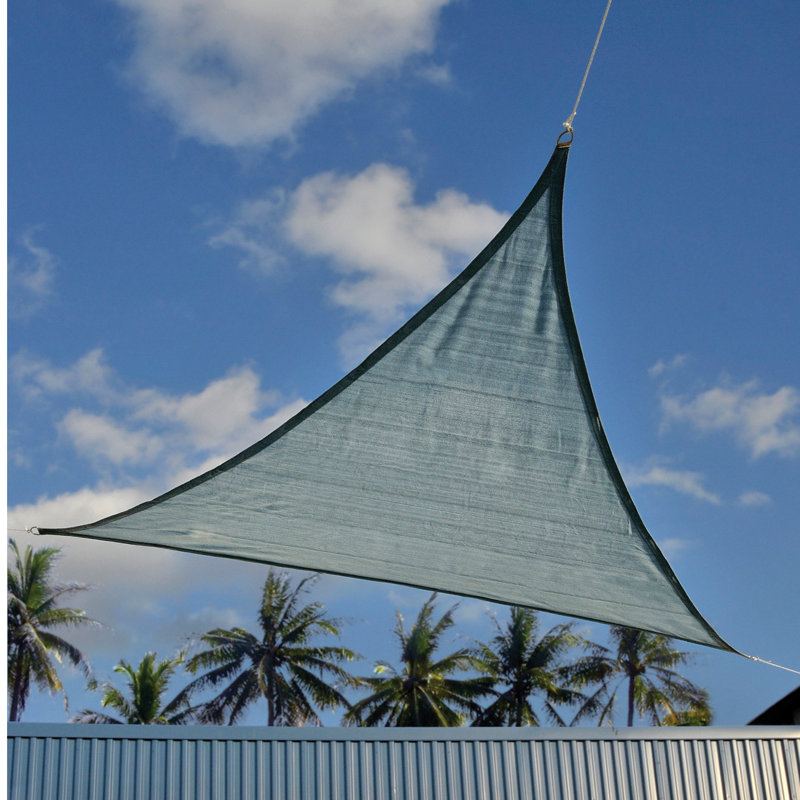 Shade Sail Triangle - Heavyweight (Attachment Point/Pole Not Included) 12 X 12 Ft. Sea Blue, Sea, 12ft. x 12ft.