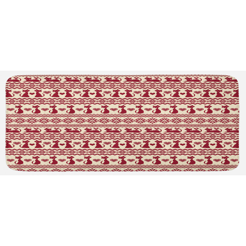 Traditional Synthetic Kitchen Mat