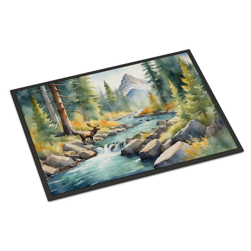 Mountain Stream Doormat, 24" W x 36" L
