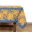 Nappe Damonei - jaune / bleu - 71 po x 142 po