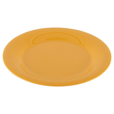 G.E.T. 9" Heavy-Duty Wide Rim Melamine Dessert Plate (Set of 4)
