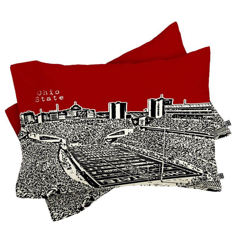 Bird Ave Ohio State Buckeyes Pillowcase, Standard