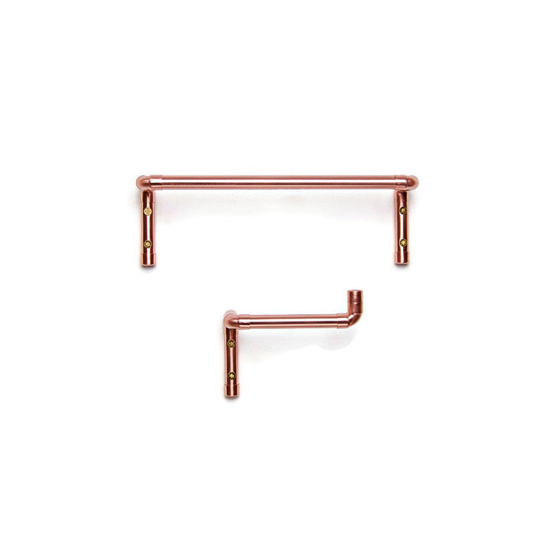 Degree Wall Mounted Toilet Paper Holder, 11cm H x 30cm W x 8cm D