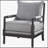 Herndon Upholstered Bobbin Accent Chair-15674001-13898042