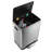 Steel Step On Kitchen Trash Can - 8 Gallons