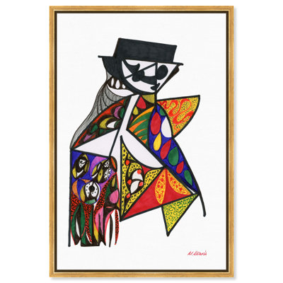 Manuel Roman - Capa Canvas Abstract Print by Oliver Gal, Black Frame, 10 x 15