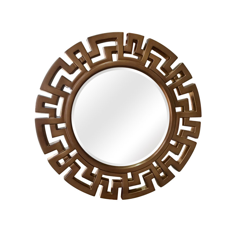Bridgestone Flat Wall Mirror, Bronze