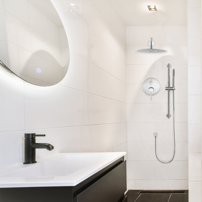 Diverter Complete Shower System with Rough-in Valve
