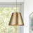 Independent 1 - Light Antique Brass Single Pendant