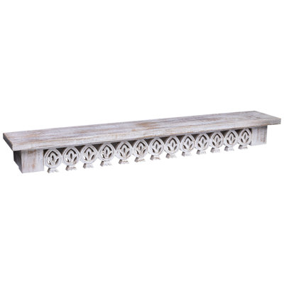 Weern Solid Wood Bracket Shelf