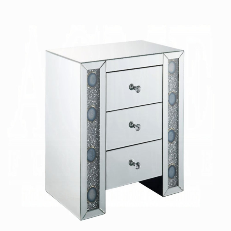 Table de chevet 3 tiroirs Maybritt