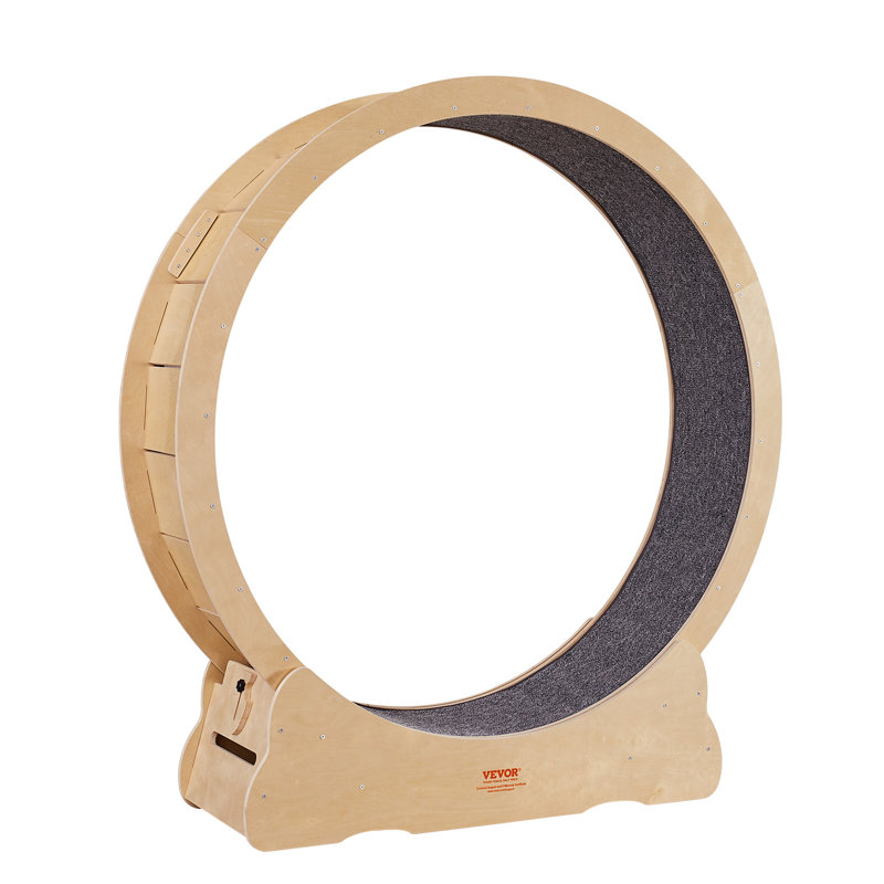 Cat Tree, 55.7" H x 52" W x 13.4" D, Brown