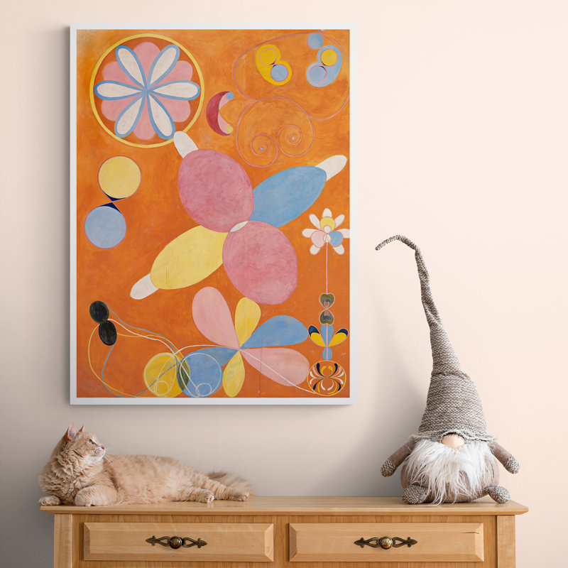 The Ten Largest No.4 Youth by Hilma AF Klint - Wrapped Canvas Print, 41cm H x 31cm W x 4cm D