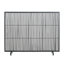 Willow 1-Panel Iron Fireplace Screen 39" x 30", Golden Finish-1235622003