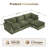 Heffernan 106.38” W Oversized 4-Seater Modular Sofa,L Shape-1138161724