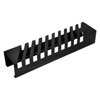 10-Slot Tile Display Rack, Modern Iron Sample Board Stand With 45° Slanted Design For Tile, Marble, Or Wood Panel Showcases