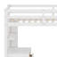 Lit mezzanine peu encombrant avec tiroirs, bureau et garde-robe-1763272719
