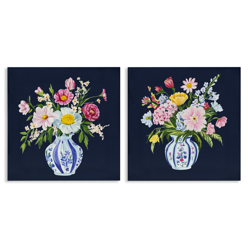 Ensemble de 2 vases simples en porcelaine, design par Yen