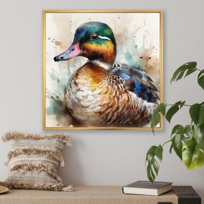 Magnificent_Male Duck II - Duck Canvas Print