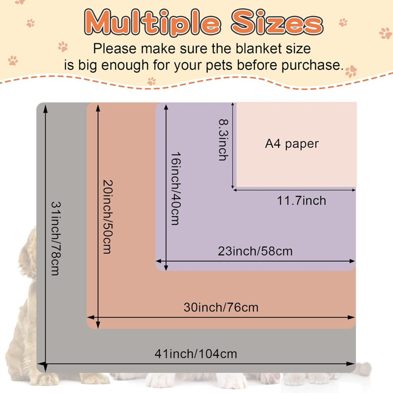 Animal Print Fleece / Microfiber Pet Blanket