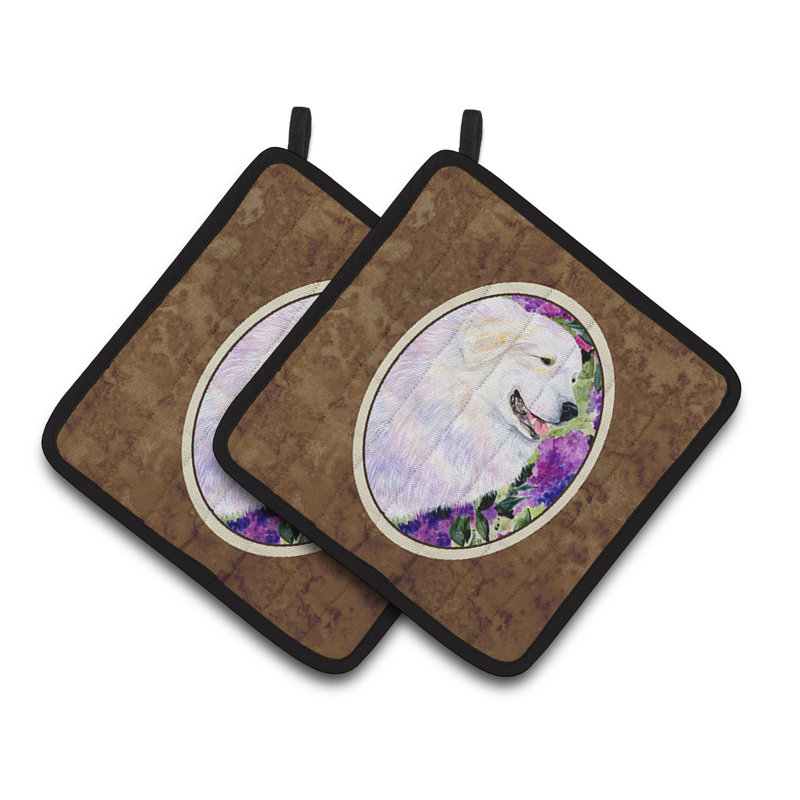 Caroline's Treasures Great Pyrenees Polyester Potholder