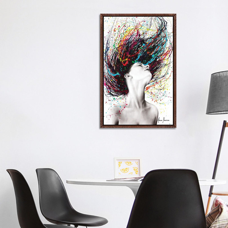 Afterglow by Ashvin Harrison - Print on Canvas, 101.6 cm H x 66.04 cm W, Classic Brown Wood Framed