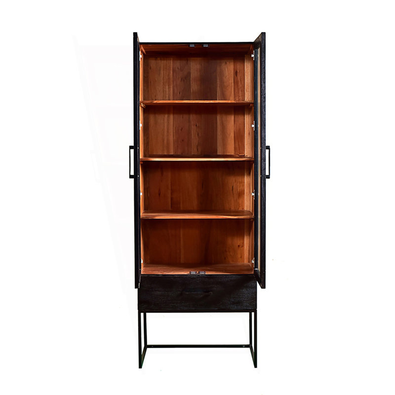 Armoire décorative avec portes en verre