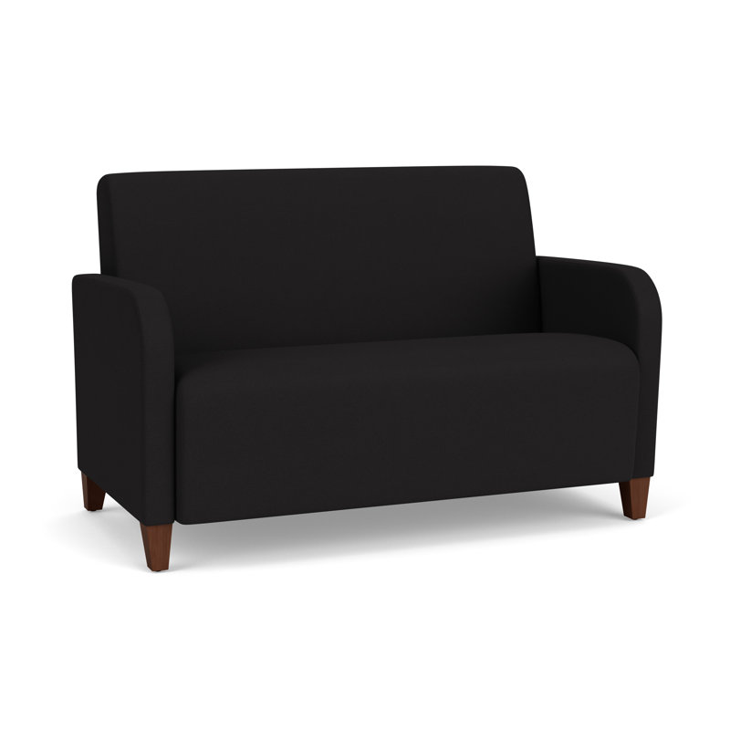 Causeuse de réception Siena, Noyer, Bordeaux Patriot Plus - nettoyez le vinyle avec un