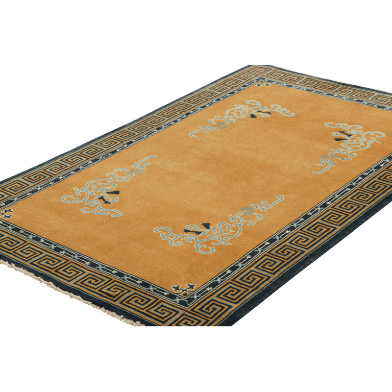 Hand Knotted Wool Area Rug