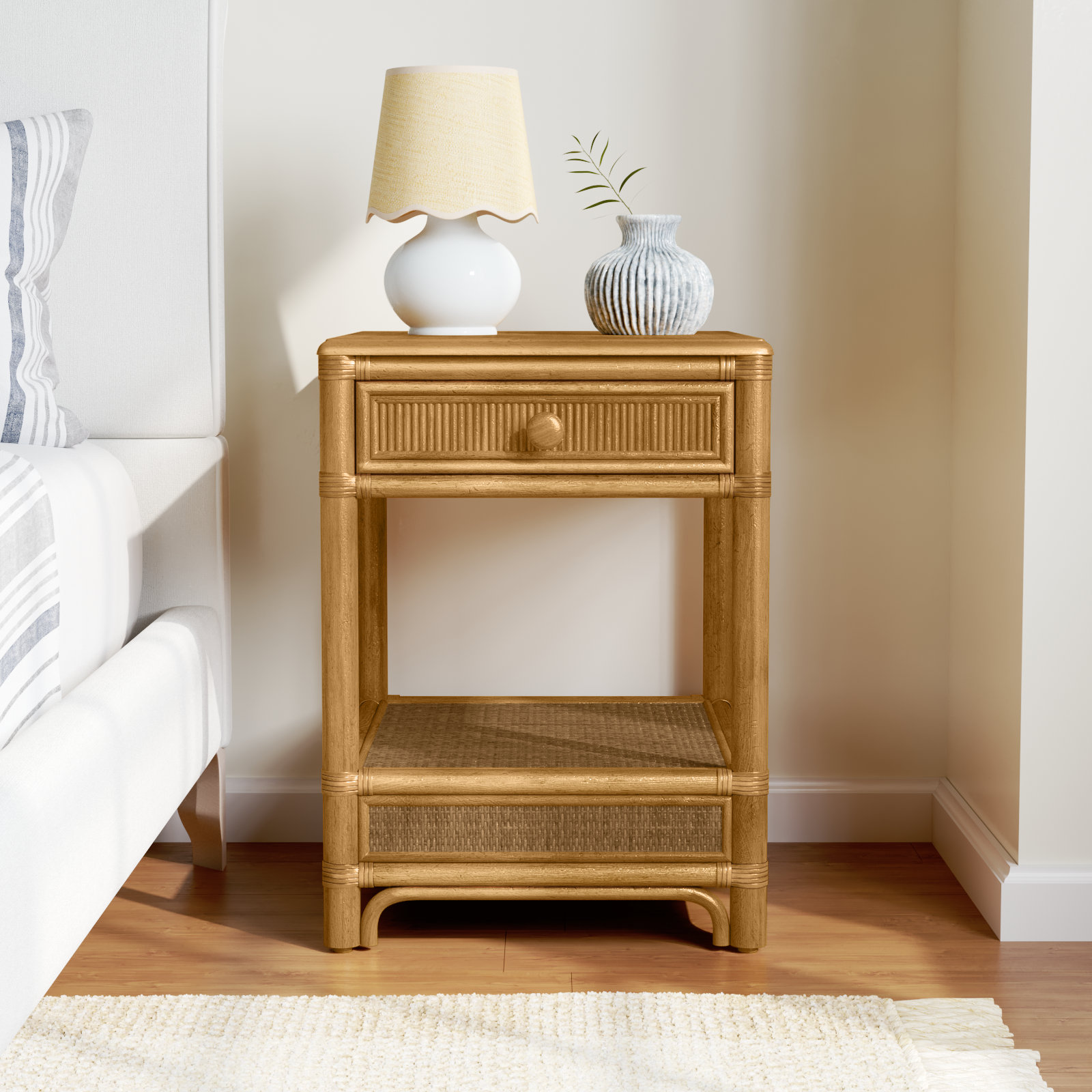 Summer Retreat Nightstand, Honey