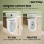 Toilette allongée monobloc Deervalley