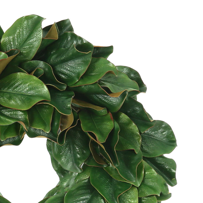 24" Magnolia Leaf Wreath