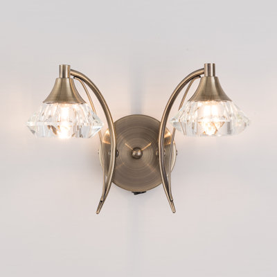 Rivale Stainless Steel Armed Sconce