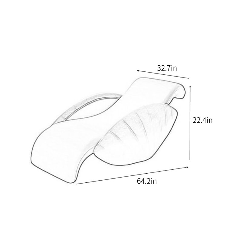 Chaise berçante de luxe Shell, Rose