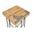 Solid Wood Top End Table