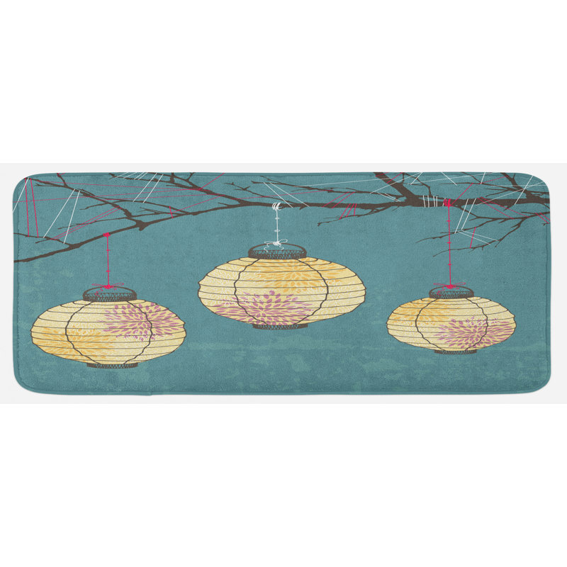 Eclectic Polyester Kitchen Mat