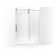 Artifacts 80-7/8 In. H Sliding Shower Door With 3/8 In.-Thick Glass