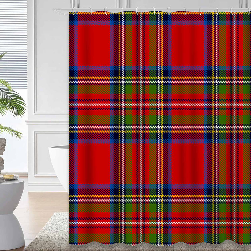 Rideau de douche Scottish Plaid Classic, L 72 po x l 72 po