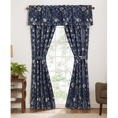 Cynthia Floral Ruffled Window Valance