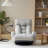 Ergonomic Adjustable Chair with 360 Degree Rotation and Built-in Phone Holder for Ultimate Comfort-816271435