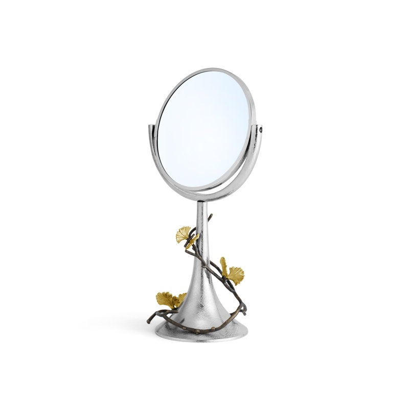 Butterfly Ginkgo Flat Metal Mirror