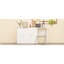 Lit armoire simple avec bureau flexible et coussin pliable de couleur blanche, convient aux chambres d'amis de petits espaces, coussin ajustable de commode facile à monter, superbes espaces polyvalents, fabrication