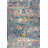 Lathan Bohemian FLAIR Boho Vintage Medallion Navy/Cream Rug-1035671769
