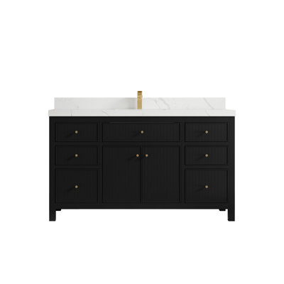 Meuble-lavabo simple 60 po