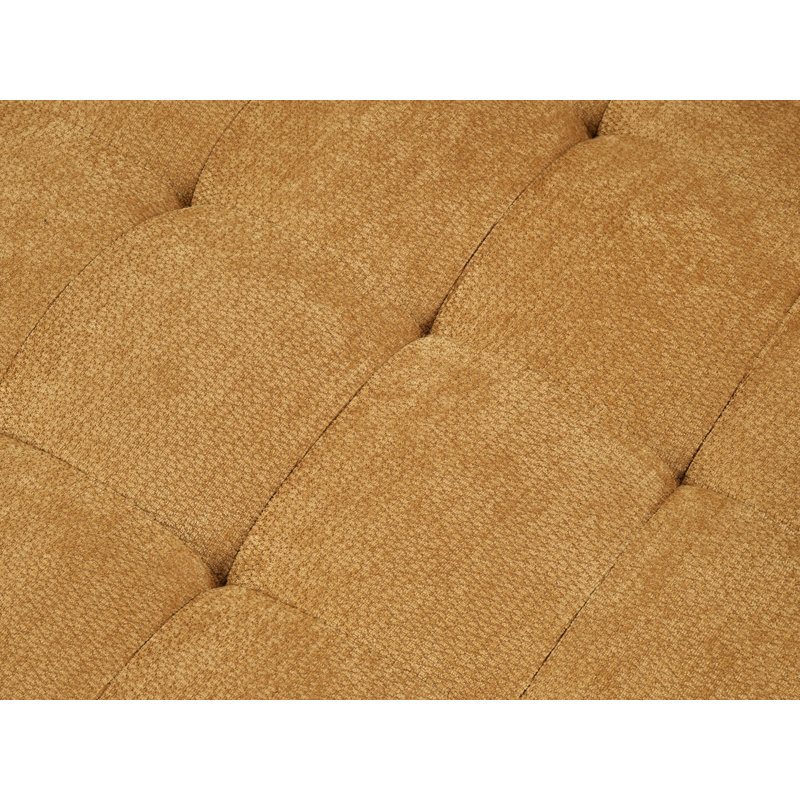 Chaise longue d'intérieur surdimensionnée 55 po, Jaune