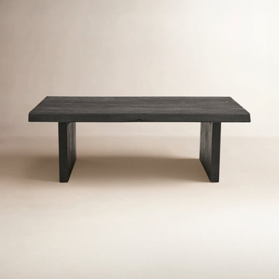 Colin Solid Wood Sled Coffee Table